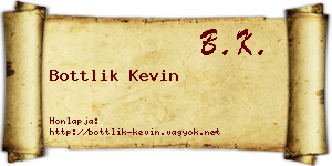 Bottlik Kevin névjegykártya